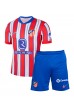 Fotbalové Dres Atletico Madrid Koke #6 Dětské Domácí Oblečení 2024-25 Krátký Rukáv (+ trenýrky)